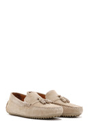 Men's Mink Suede Leather Tasseled Loafer | Derimod Men's Mink Suede Leather Tasseled Loafer | Derimod