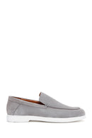 Erkek Gri Süet Deri Spor Loafer | Derimod Erkek Gri Süet Deri Spor Loafer | Derimod