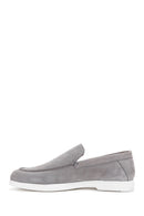 Erkek Gri Süet Deri Spor Loafer | Derimod Erkek Gri Süet Deri Spor Loafer | Derimod