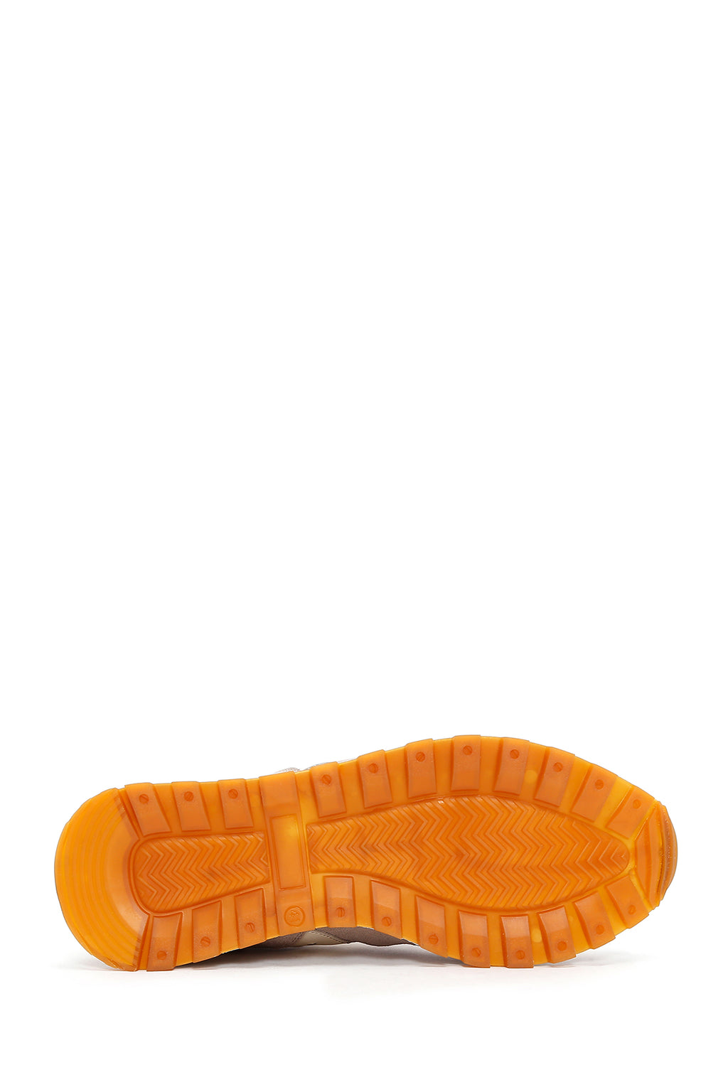 Erkek Bej Deri Sneaker