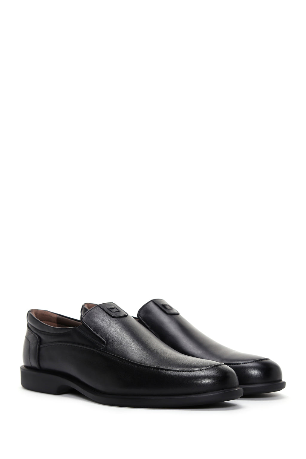 Erkek Siyah Deri Comfort Loafer