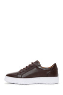 Erkek Kahverengi Deri Sneaker | Derimod Erkek Kahverengi Deri Sneaker | Derimod
