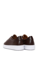 Erkek Kahverengi Deri Sneaker | Derimod Erkek Kahverengi Deri Sneaker | Derimod