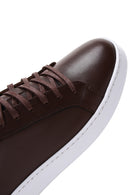Erkek Kahverengi Deri Sneaker | Derimod Erkek Kahverengi Deri Sneaker | Derimod