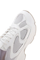 Women's White Thick Soled Sneaker | Derimod Women's White Thick Soled Sneaker | Derimod