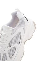 Women's White Thick Soled Sneaker | Derimod Women's White Thick Soled Sneaker | Derimod