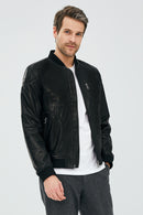 Griezmann Erkek Siyah Deri Mont | Derimod Griezmann Erkek Siyah Deri Mont | Derimod