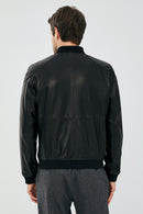 Griezmann Erkek Siyah Deri Mont | Derimod Griezmann Erkek Siyah Deri Mont | Derimod