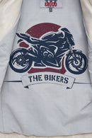 Ladyracer Kadın Beyaz Armalı Kısa Deri Ceket | Derimod Ladyracer Kadın Beyaz Armalı Kısa Deri Ceket | Derimod