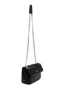Women's Black Long Chain Strap Quilted Shoulder Bag | Derimod Women's Black Long Chain Strap Quilted Shoulder Bag | Derimod