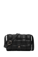 Women's Black Knitted Shoulder Bag | Derimod Women's Black Knitted Shoulder Bag | Derimod