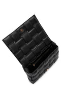 Kadın Siyah Örgü Omuz Çantası | Derimod Kadın Siyah Örgü Omuz Çantası | Derimod