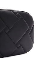 Women Black Long Strap Quilted Crossbody Bag | Derimod Women Black Long Strap Quilted Crossbody Bag | Derimod