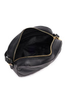 Women Black Long Strap Quilted Crossbody Bag | Derimod Women Black Long Strap Quilted Crossbody Bag | Derimod