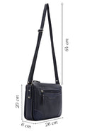 Women's Navy Blue Long Strap Crossbody Bag | Derimod Women's Navy Blue Long Strap Crossbody Bag | Derimod