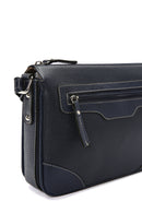 Women's Navy Blue Long Strap Crossbody Bag | Derimod Women's Navy Blue Long Strap Crossbody Bag | Derimod