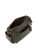Women's Khaki Long Strap Crossbody Bag | Derimod Women's Khaki Long Strap Crossbody Bag | Derimod