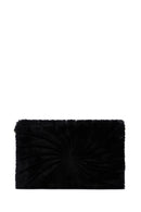 Kadın Siyah Peluş Portföy Çanta | Derimod Kadın Siyah Peluş Portföy Çanta | Derimod