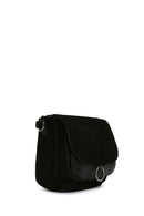 Kadın Siyah Uzun Askılı Çapraz Çanta | Derimod Kadın Siyah Uzun Askılı Çapraz Çanta | Derimod