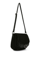 Kadın Siyah Uzun Askılı Çapraz Çanta | Derimod Kadın Siyah Uzun Askılı Çapraz Çanta | Derimod
