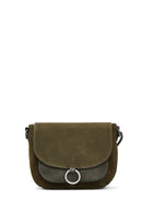 Kadın Haki Uzun Askılı Çapraz Çanta | Derimod Kadın Haki Uzun Askılı Çapraz Çanta | Derimod