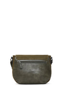 Kadın Haki Uzun Askılı Çapraz Çanta | Derimod Kadın Haki Uzun Askılı Çapraz Çanta | Derimod