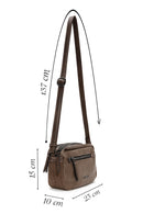 Women's Khaki Crossbody Bag | Derimod Women's Khaki Crossbody Bag | Derimod