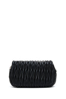 Kadın Siyah Uzun Askılı Kapitone Omuz Çantası | Derimod Kadın Siyah Uzun Askılı Kapitone Omuz Çantası | Derimod