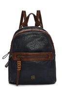 Women's Navy Blue Backpack | Derimod Women's Navy Blue Backpack | Derimod