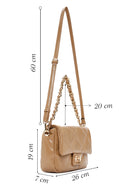 Women's Brown Long Strap Quilted Shoulder Bag | Derimod Women's Brown Long Strap Quilted Shoulder Bag | Derimod