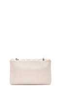 Women's Beige Knitted Patterned Long Strap Shoulder Bag | Derimod Women's Beige Knitted Patterned Long Strap Shoulder Bag | Derimod