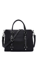 Women's Black Long Strap Shoulder Bag | Derimod Women's Black Long Strap Shoulder Bag | Derimod