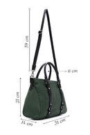 Women's Green Long Strap Shoulder Bag | Derimod Women's Green Long Strap Shoulder Bag | Derimod