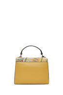 Kadın Sarı Uzun askılı Baskılı El Çantası | Derimod Kadın Sarı Uzun askılı Baskılı El Çantası | Derimod