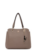 Women's Mink Long Strap Shoulder Bag | Derimod Women's Mink Long Strap Shoulder Bag | Derimod