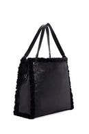 Kadın Siyah Uzun Askılı Omuz Çantası | Derimod Kadın Siyah Uzun Askılı Omuz Çantası | Derimod