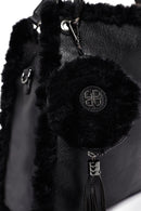 Kadın Siyah Uzun Askılı Omuz Çantası | Derimod Kadın Siyah Uzun Askılı Omuz Çantası | Derimod