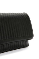 Women's Black Long Strap Quilted Crossbody Bag | Derimod Women's Black Long Strap Quilted Crossbody Bag | Derimod
