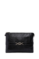 Women's Black Long Chain Strap Clutch Bag | Derimod Women's Black Long Chain Strap Clutch Bag | Derimod