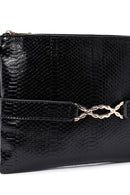 Women's Black Long Chain Strap Clutch Bag | Derimod Women's Black Long Chain Strap Clutch Bag | Derimod