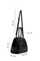 Women's Black Long Strap Shoulder Bag | Derimod Women's Black Long Strap Shoulder Bag | Derimod