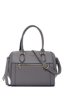 Women's Gray Long Strap Shoulder Bag | Derimod Women's Gray Long Strap Shoulder Bag | Derimod