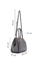 Women's Gray Long Strap Shoulder Bag | Derimod Women's Gray Long Strap Shoulder Bag | Derimod