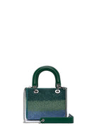 Women's Green Long Chain Strap Stone Handbag | Derimod Women's Green Long Chain Strap Stone Handbag | Derimod