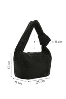 Women's Black Stone Handbag | Derimod Women's Black Stone Handbag | Derimod