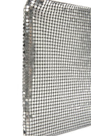 Kadın Gümüş Metal Desenli Kol Çantası | Derimod Kadın Gümüş Metal Desenli Kol Çantası | Derimod