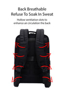 D-Pack Unisex Black Technological Backpack | Derimod D-Pack Unisex Black Technological Backpack | Derimod