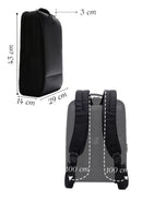 D-Pack Unisex Black Technological Backpack | Derimod D-Pack Unisex Black Technological Backpack | Derimod