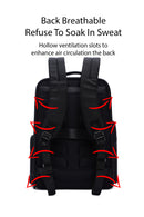 D-Pack Unisex Black Technological Backpack | Derimod D-Pack Unisex Black Technological Backpack | Derimod