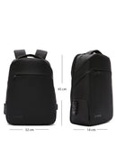 D-Pack Unisex Black Technological Backpack | Derimod D-Pack Unisex Black Technological Backpack | Derimod